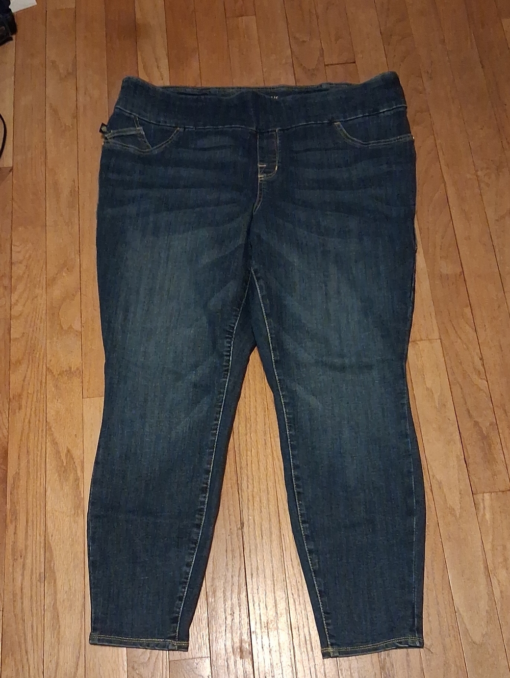 rock & republic fever mid rise legging jeans womens plus size 20w m ankle jeans